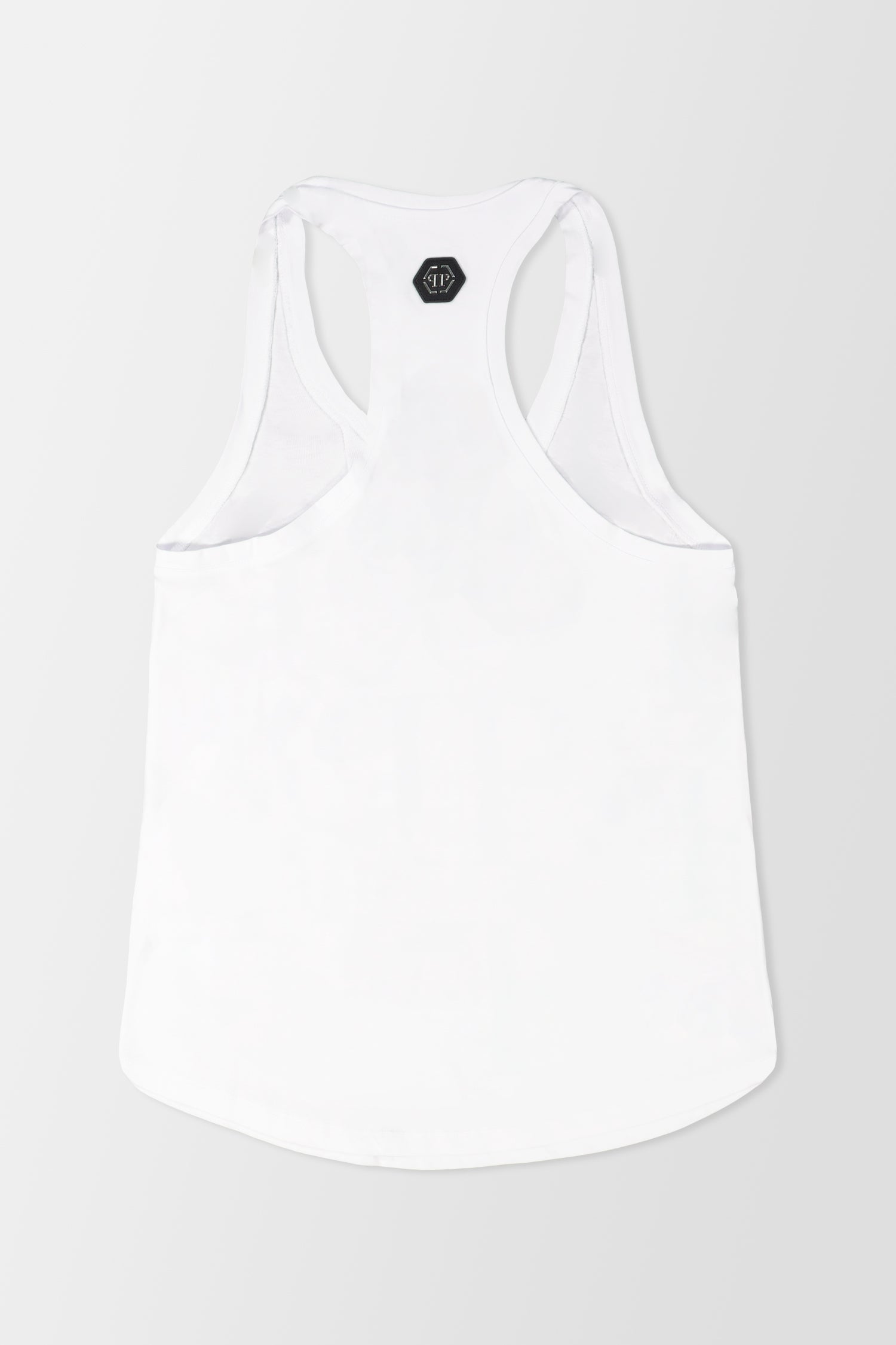 Philipp Plein White Flowers Tank Top